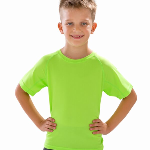 Spiro Kids Performance Aircool T-Shirt voor Sport en Turnen Thumbnail